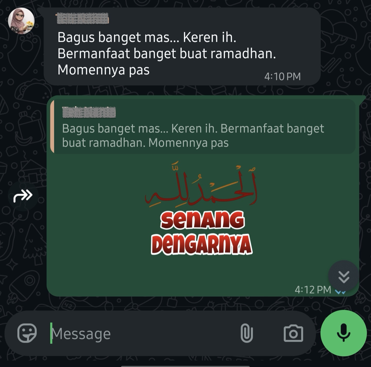 Testimoni pengguna RamaApps