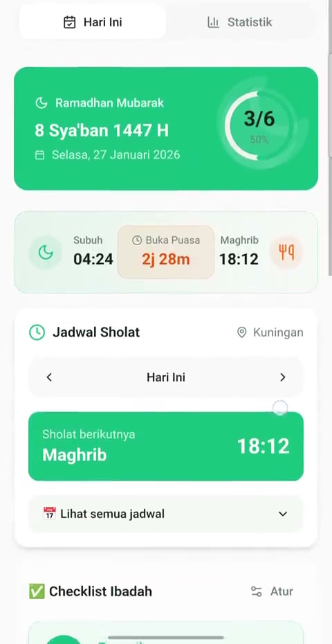 Preview Ramadhan Tracker